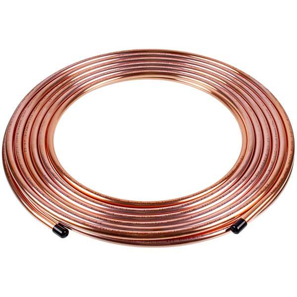 Труба мідна Halcor 1/2″, 12×0,81 мм, бухта 15 м, продаж кратно 5 м