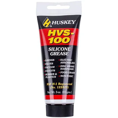 Смазка силиконовая водостойкая HUSKEY HVS-100 Silicone Grease 85 г для гидравлических элементов 1.1.3.02