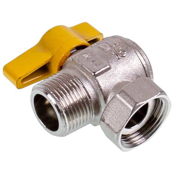 Газовий кран кульовий кутовий для газового котла Immergas 1.017572, 3/4″