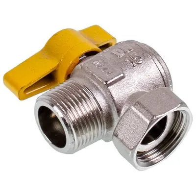 Газовий кран кульовий кутовий для газового котла Immergas 1.017572, 3/4″