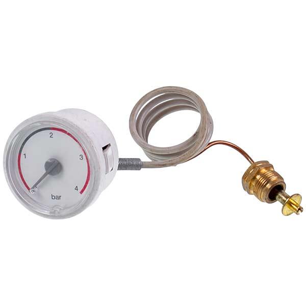 Манометр для газового котла Hermann Habitat, Micra 2, Italtherm City Basic/Plus, Tiberis Oberon, Atlas 48002353, 0-4 бар