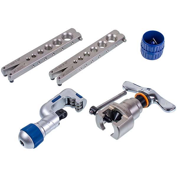 Набор вальцовочный Leeto LTT-808-MISK D трубы= 1/4″ - 3/4″ (6-19 мм) с риммером и труборезом