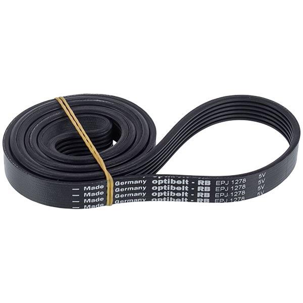 Ремень для стиральной машины Optibelt 151044 1278J6 EPJ, черный