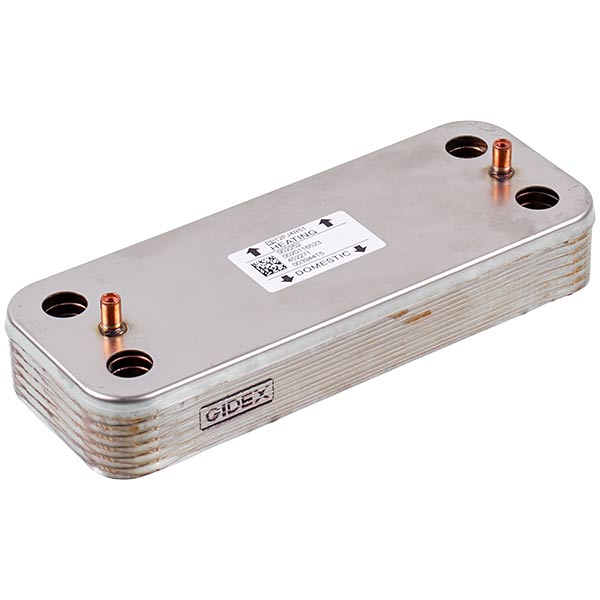Теплообмінник пластинчастий для газового котла Protherm Рись HK 0020119606, 12 пластин
