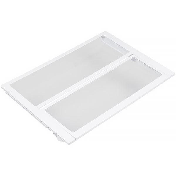 Полиця (середня) для холодильника Samsung DA97-15410B, 500×355 мм (скляна, подвійна)