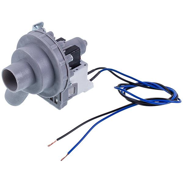 Помпа для пральної машини Saturn 118829482 HAOLI PX1-40A, 30 Вт (2 гнучких виводу, патрубки D=24/30 мм)