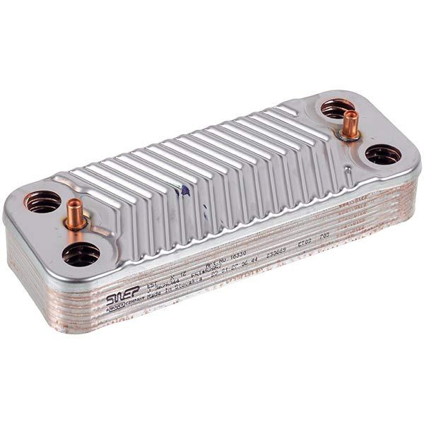 Теплообмінник пластинчастий Swep (12 пластин) для газового котла Ariston, Chaffoteaux 65104333