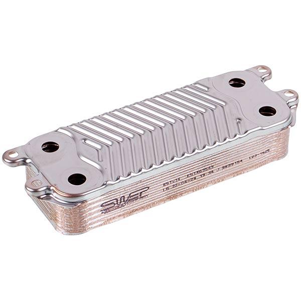 Теплообменник пластинчатый для газового котла Vaillant eco TEC Pure VUW 236-286/7-2 0020238986, 12 пластин