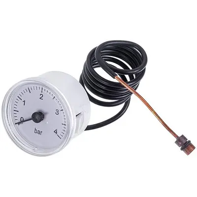 Манометр для газового котла Vaillant atmo/turbo MAX/TEC pro/plus VU/VUW 101271, 0-4 бар