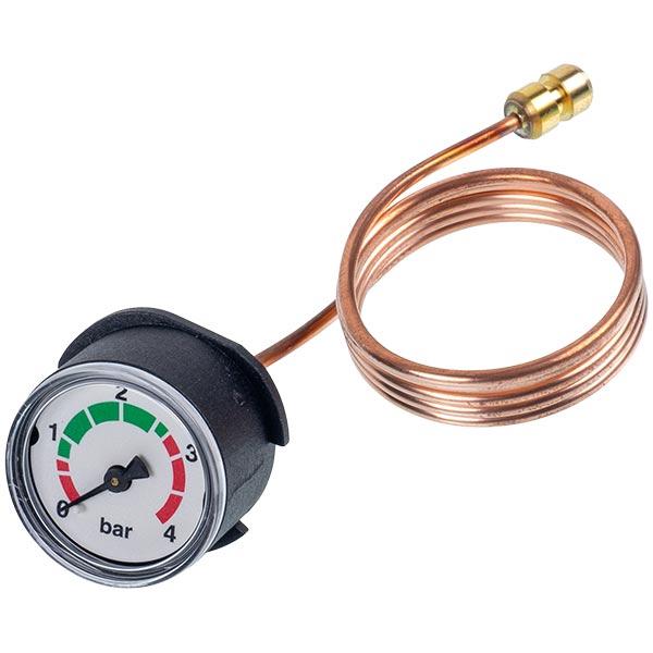Манометр для газового котла Vaillant Atmo/Turbo TEC Pro/Plus 180982, D=25,5 мм, аналог
