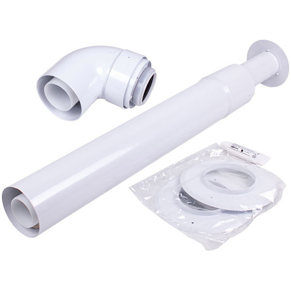 Коаксіальний димохід для конденсаційного котла Viessmann 7373233+7373226, D=60/100 мм