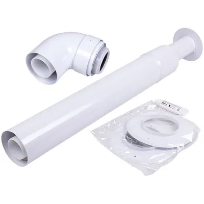 Коаксіальний димохід для конденсаційного котла Viessmann 7373233+7373226, D=60/100 мм