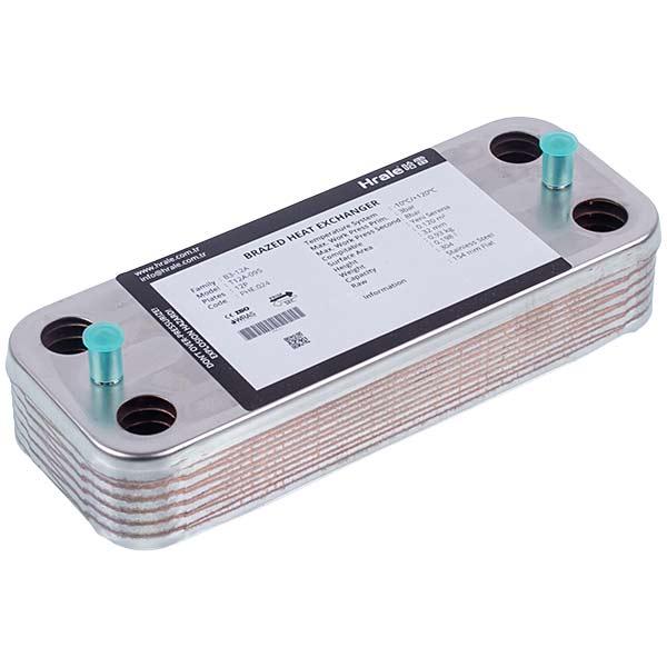 Теплообмінник пластинчастий для газового котла Viessmann Vitopend 100 WH1D 23 кВт 7828745, 12 пластин