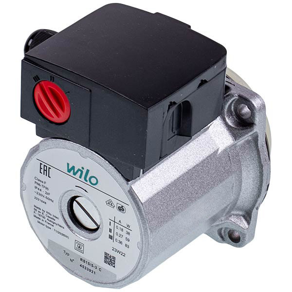 Насос циркуляционный для газового котла Wilo RS 15/5-3P 4516717, 83 Вт