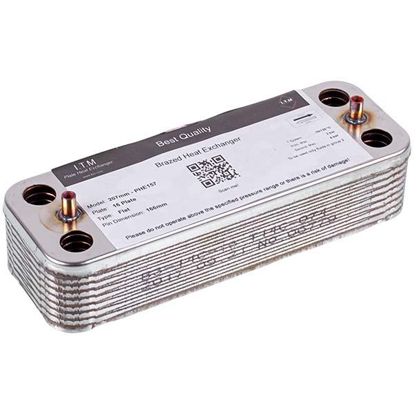 Теплообмінник пластинчастий I.T.M. для газового котла Ariston 998483, 16 пластин