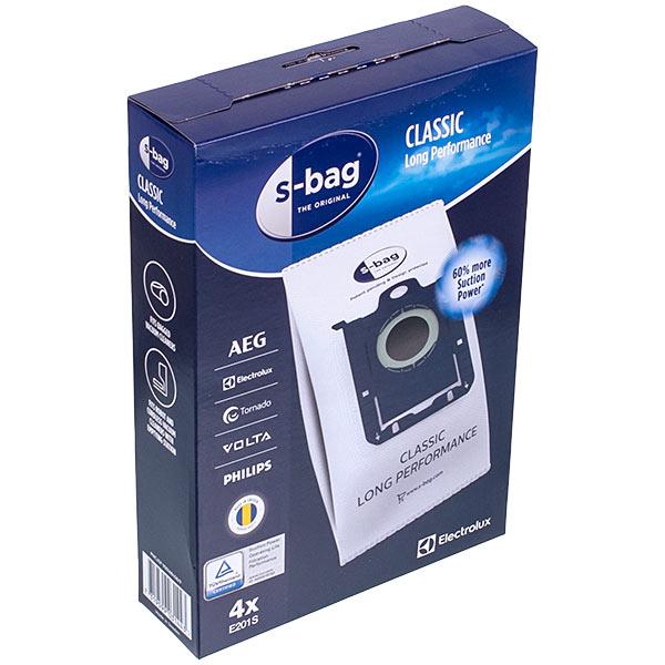 Набор мешков для пылесоса Electrolux E201S S-BAG 900168458 (9001684589), 4 шт, оригинал