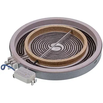 Конфорка для склокерамічної поверхні Indesit C00089645, 2200 Вт/1000 Вт, D=205/140 мм